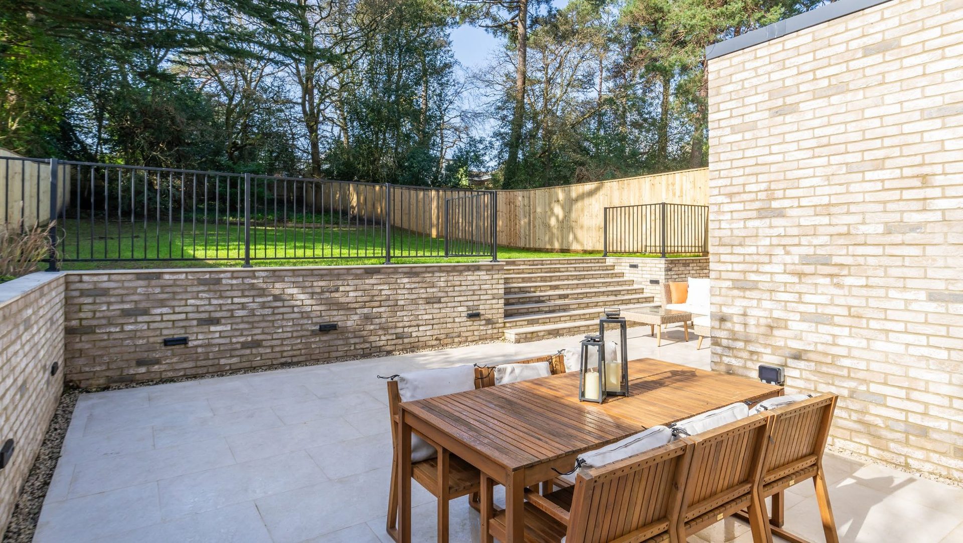 Rear garden and terrace